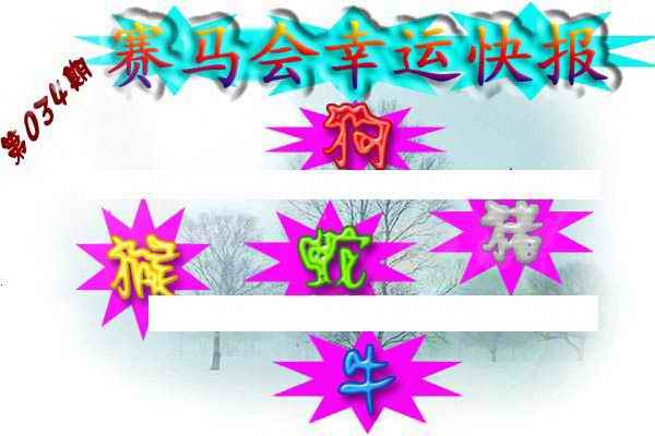 034期赛马会幸运快报[图]